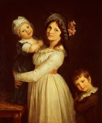 Portret rodzinny Madame Anthony i jej dzieci, 1785